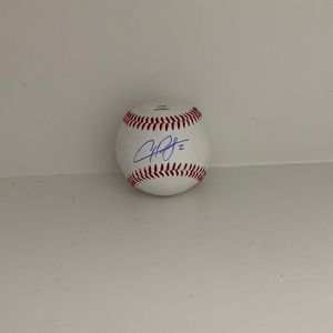 Baseball signed by Alex Bregman